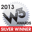 2013 w3 awards silver winner